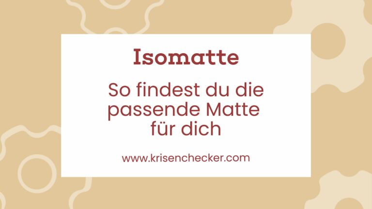 Isomatte: So schläfst du auch outdoor, bequem und erholsam